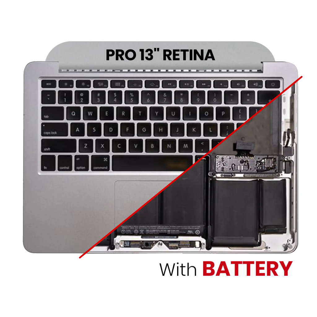 MacBook Pro 13 A1502 Topcase Akku Tastatur Space Grau Original Neuwertig