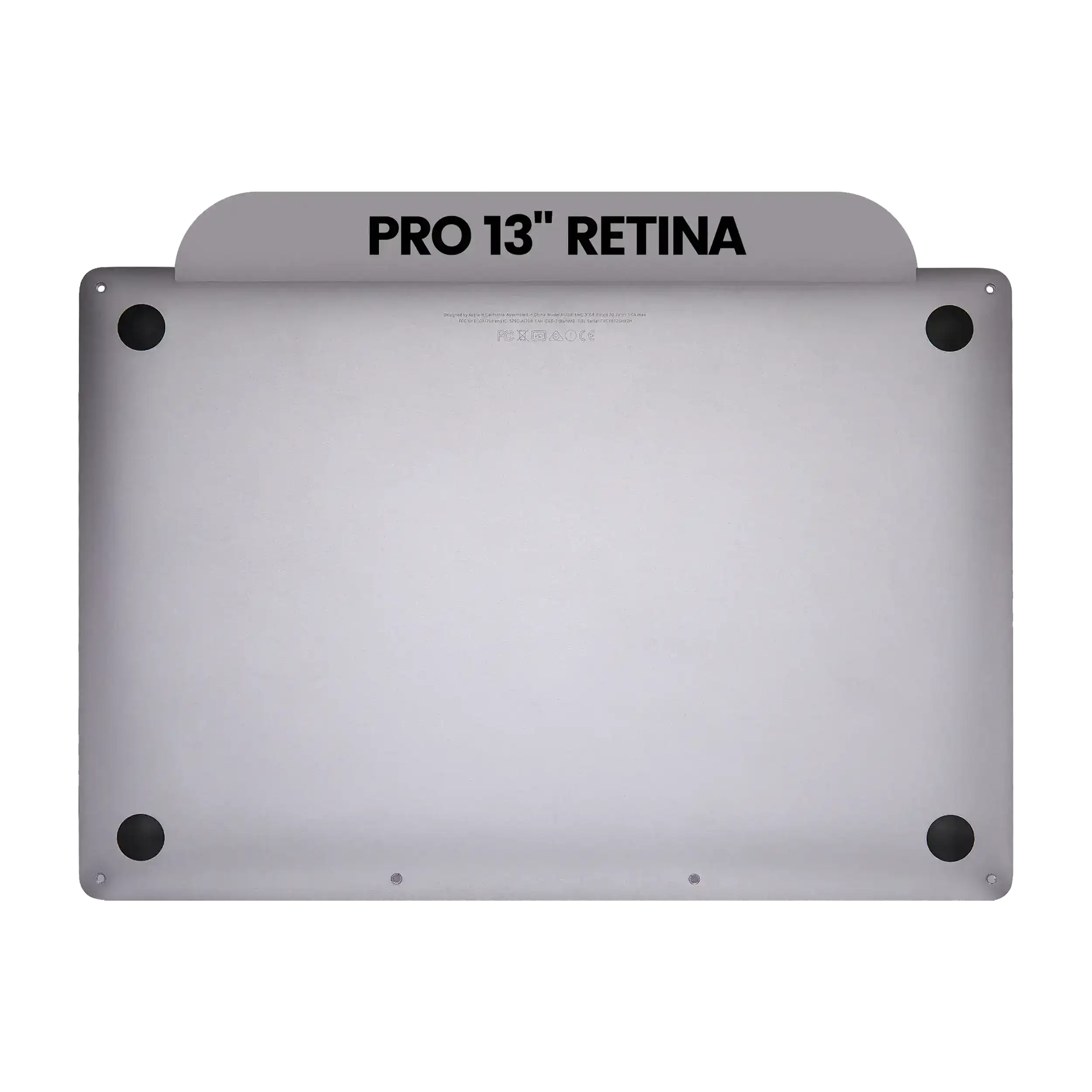 Bottom Case for MacBook Pro 13" A1708 (2016-2017) (Space Gray)