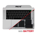Top Case with Battery and Keyboard for MacBook Pro 15" A1707 (2016-2017) (US Keyboard) (Space Gray)