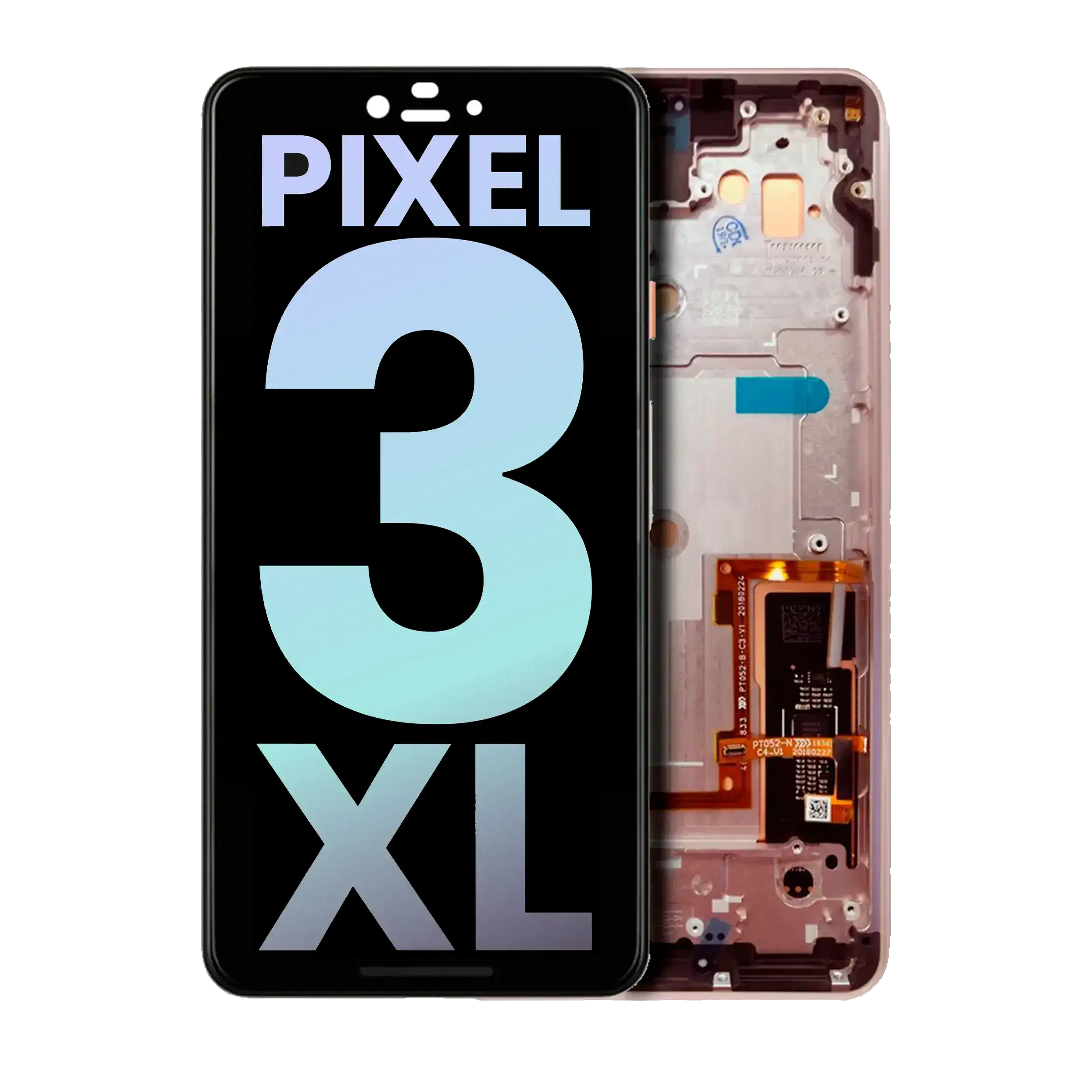 OLED Display with Frame for Google Pixel 3 XL (Original OEM) (Not Pink)