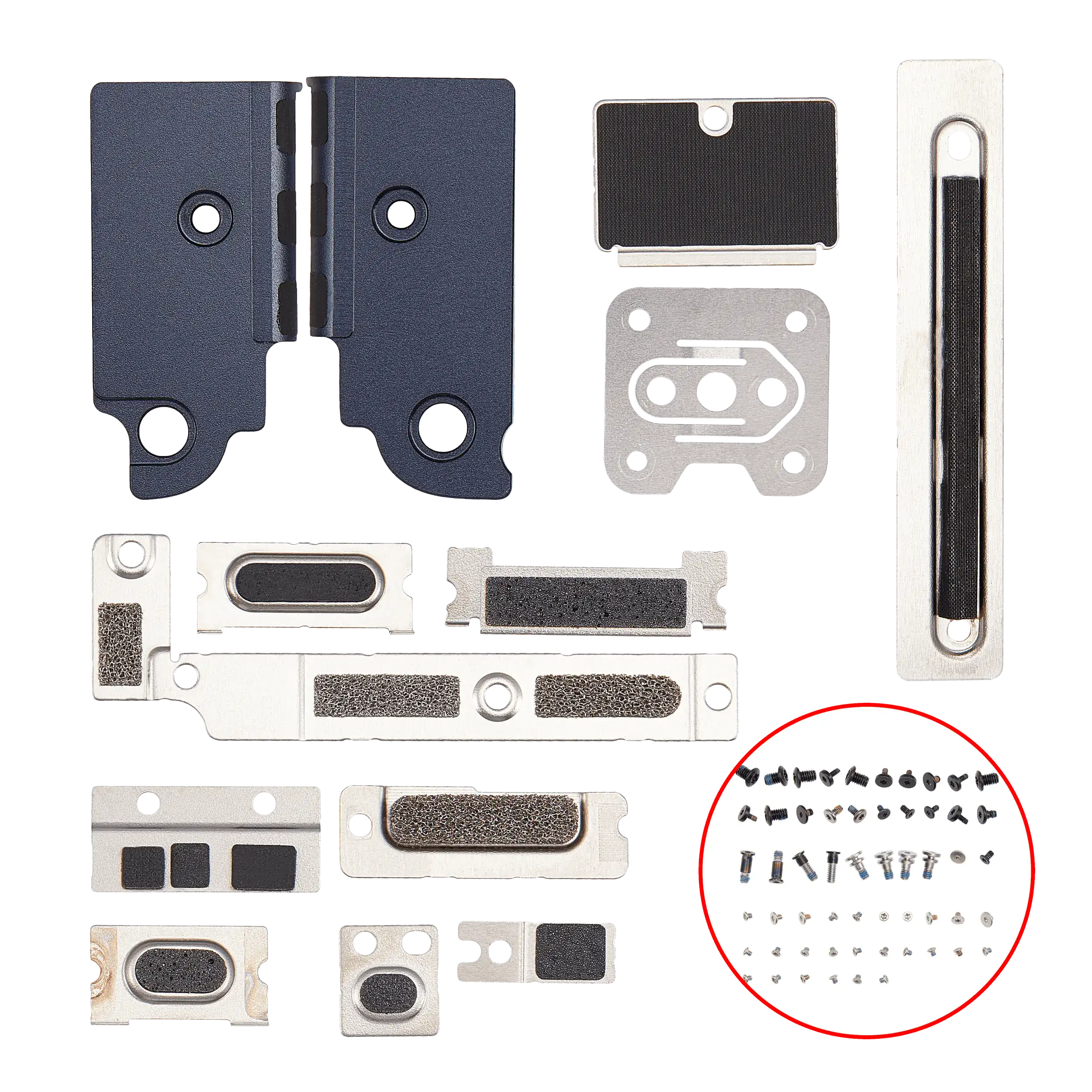 Komplettset Kleine Metallhalterung + Schraubensatz MacBook Air 13" A2681 Mid 202