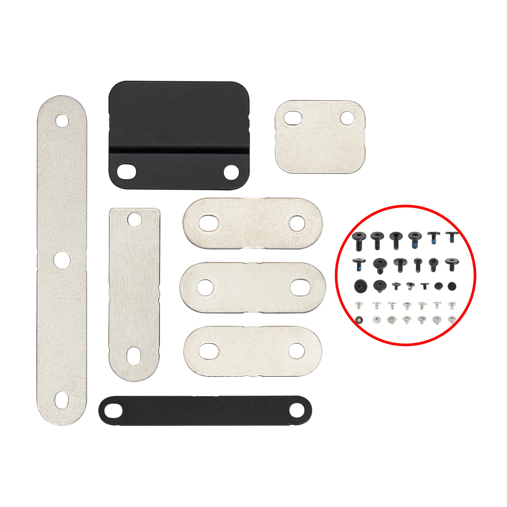 Complete set of small metal brackets and screws for MacBook Pro 14" (A2442 / Late 2021)