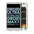 LCD-Display mit Rahmen für Motorola Droid Ultra/Maxx (XT1080) Original OEM Weiß
