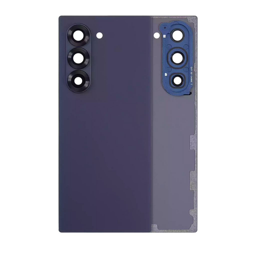 Back Cover Glass with Camera Lens for Samsung Galaxy Z Fold 6 5G (Service Pack) (Navy)