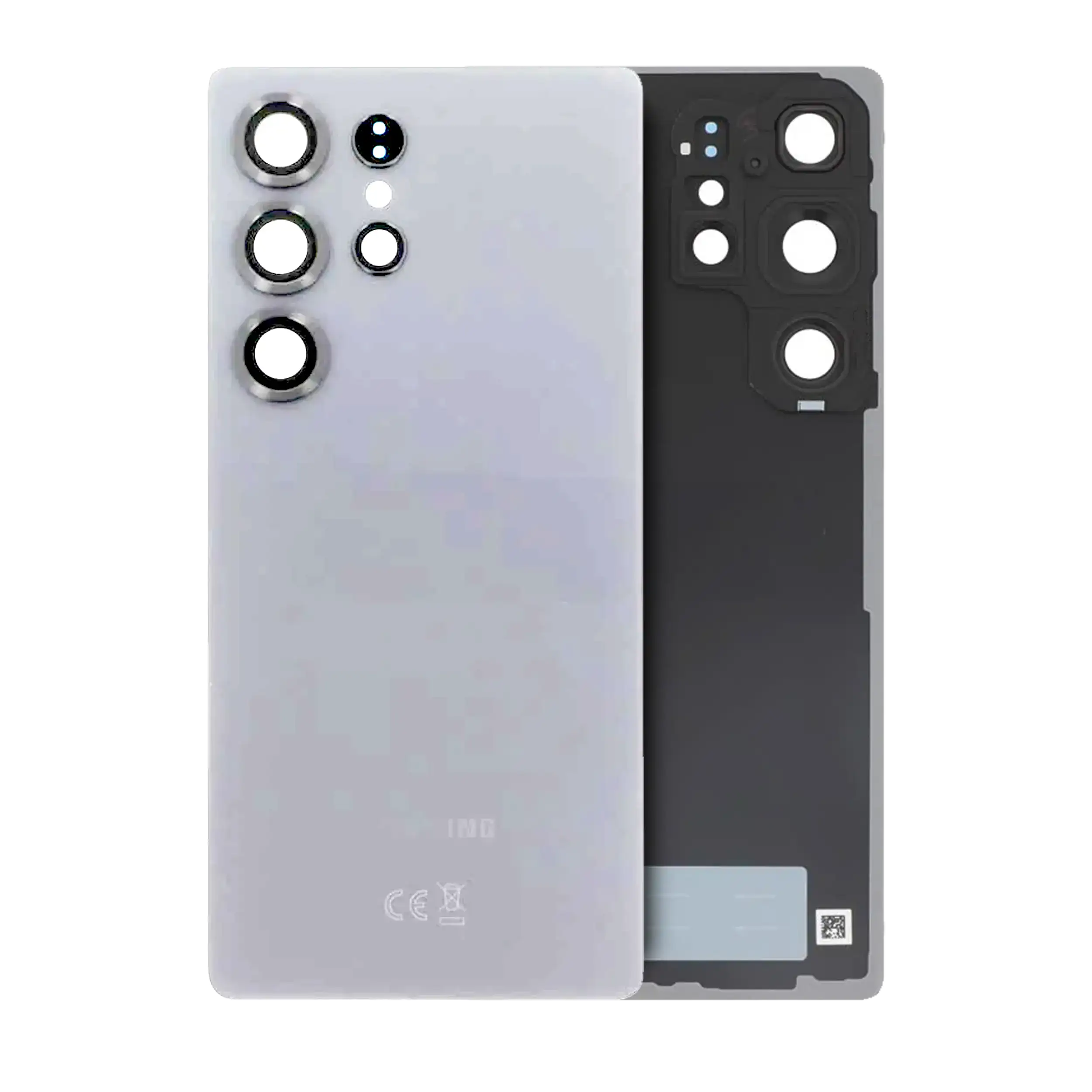 Back Cover with Camera Lens for Samsung Galaxy S25 Ultra 5G (Service Pack) (Titanium White Silver)