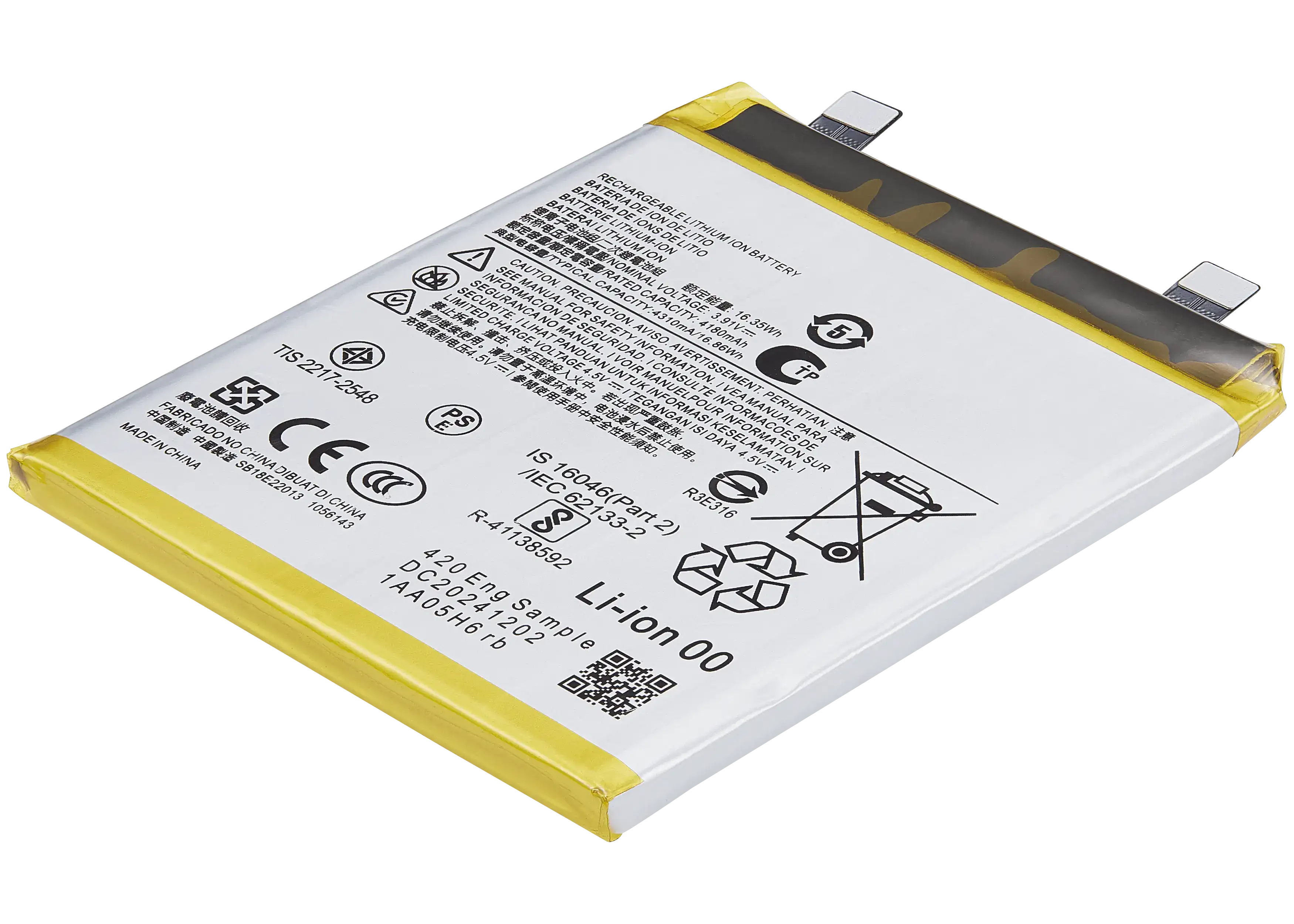 Replacement battery for Motorola Moto Edge 50 Neo (XT2409-3 / 2024) (QV43)