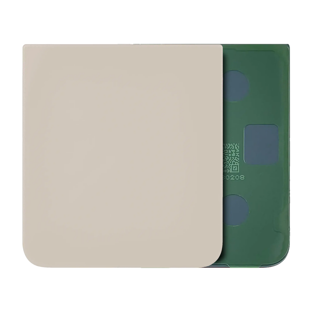 Unteres Backcover für Samsung Galaxy Z Flip 5 (Service Pack) (Cream)