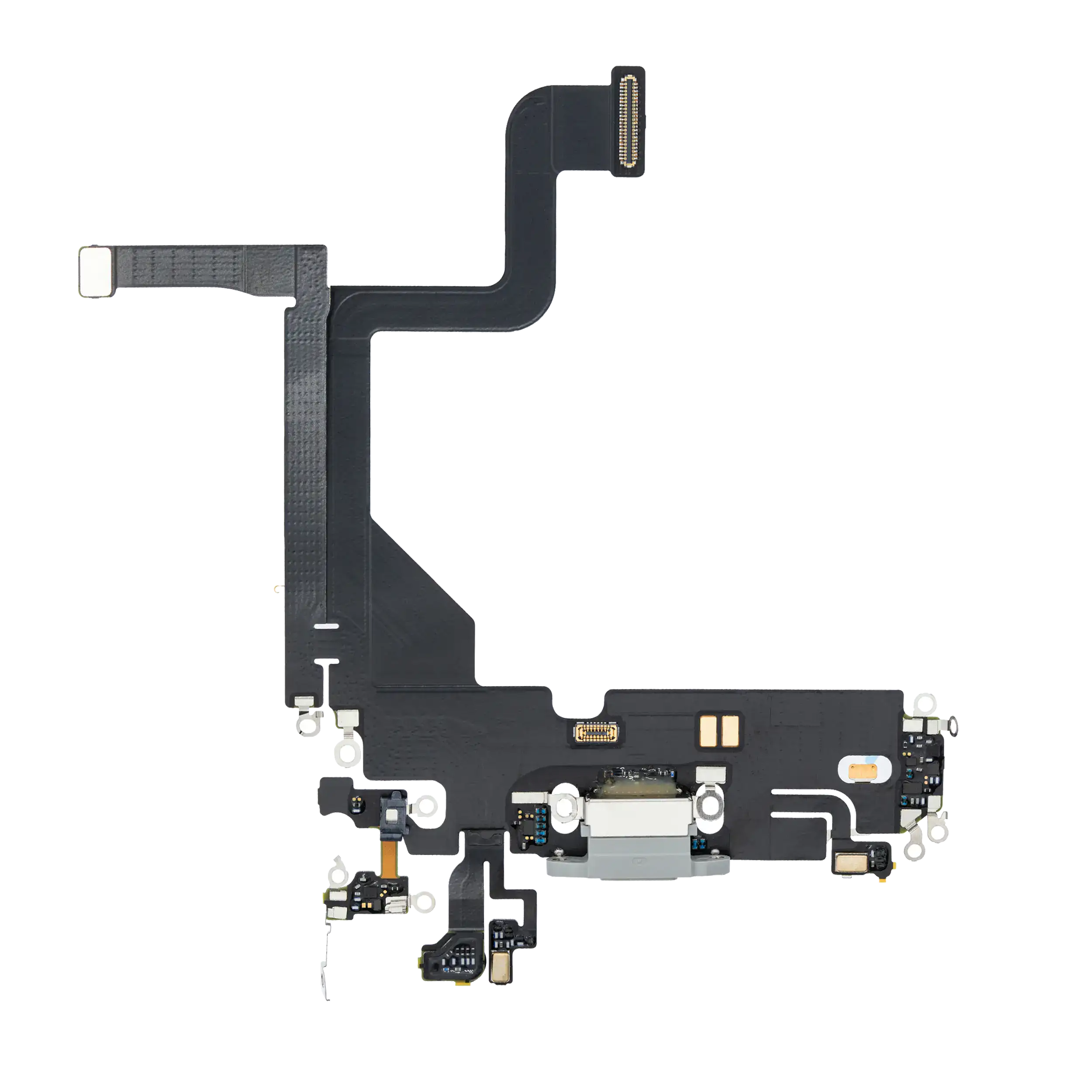 Ladebuchse-Flexkabel für iPhone 13 Pro (Premium) (Silber)