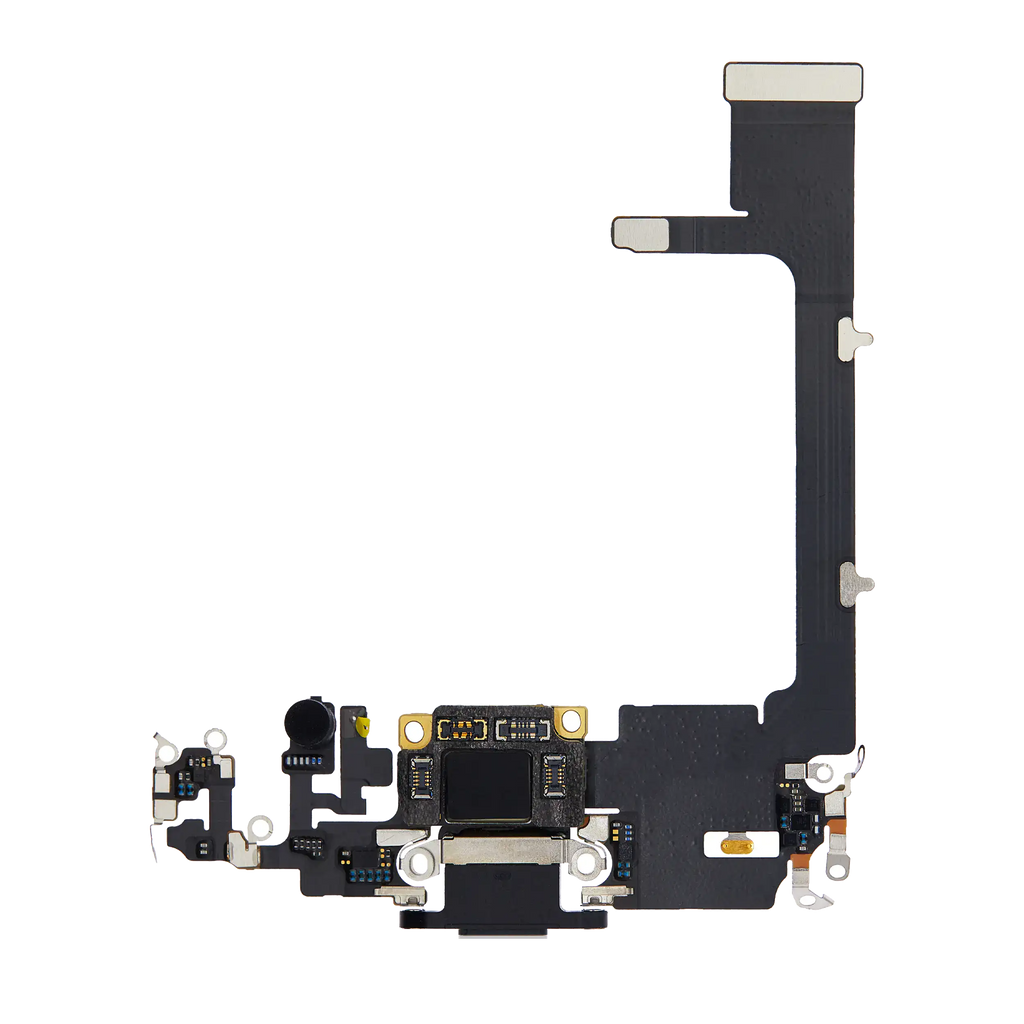 Charging Port Flex Cable with PCB for iPhone 11 Pro (Used OEM Part, Removed from Device) (Space Gray)