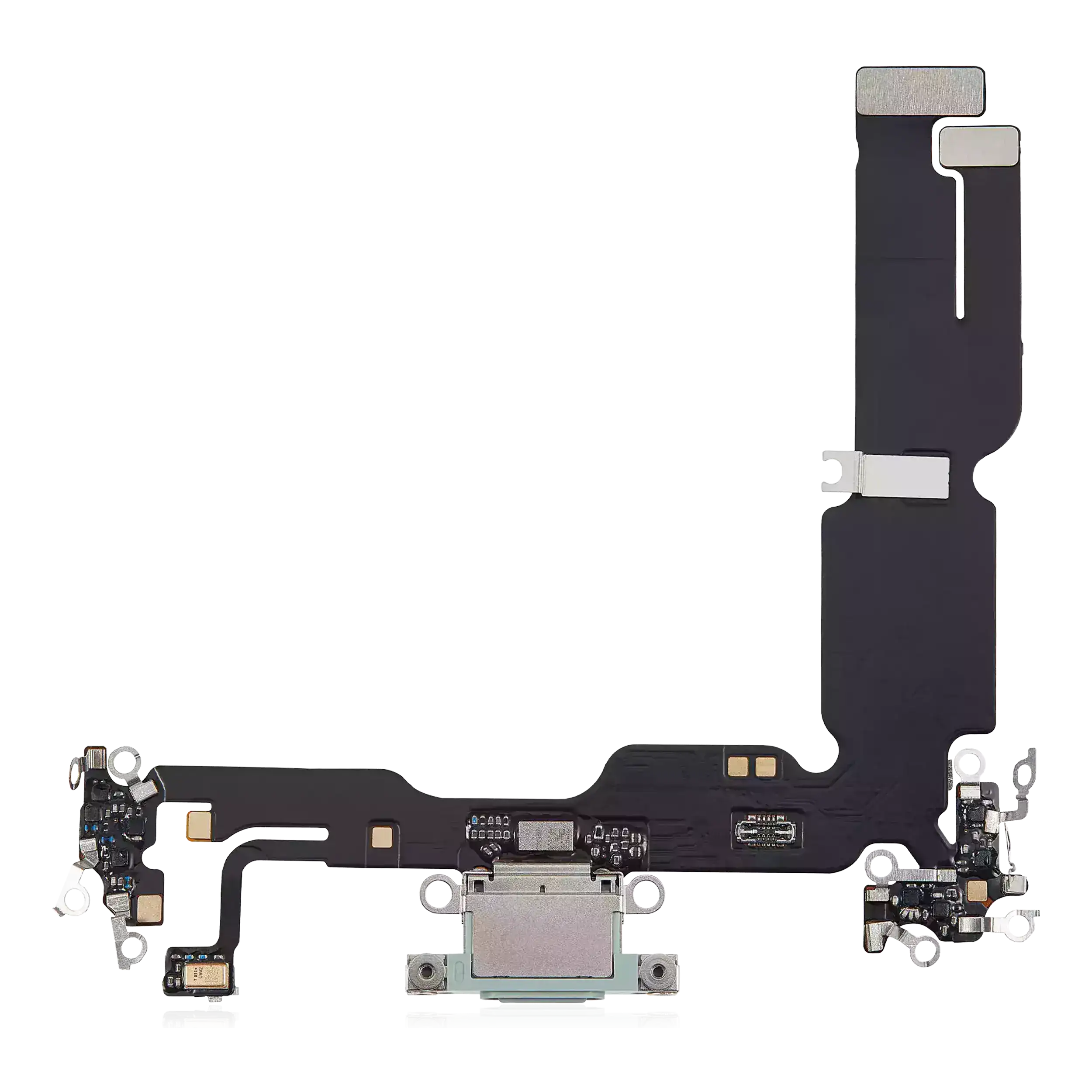 Ladebuchse-Flexkabel für iPhone 15 Plus (Aftermarket Plus) (Grün)