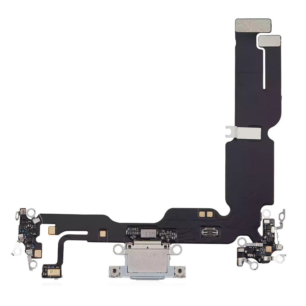 Ladebuchse-Flexkabel für iPhone 15 Plus (Aftermarket Plus) (Blau)