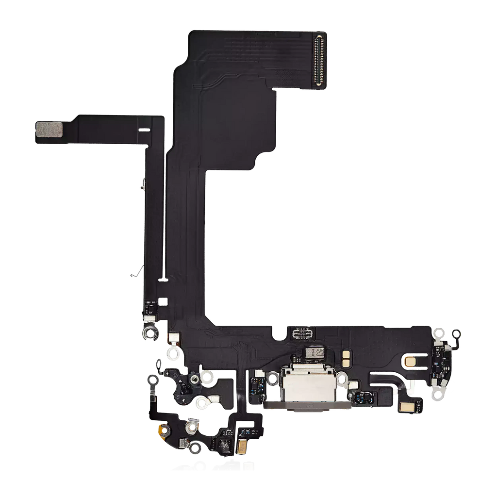 Ladebuchse-Flexkabel für iPhone 15 Pro (Aftermarket Plus) (Natural Titanium)