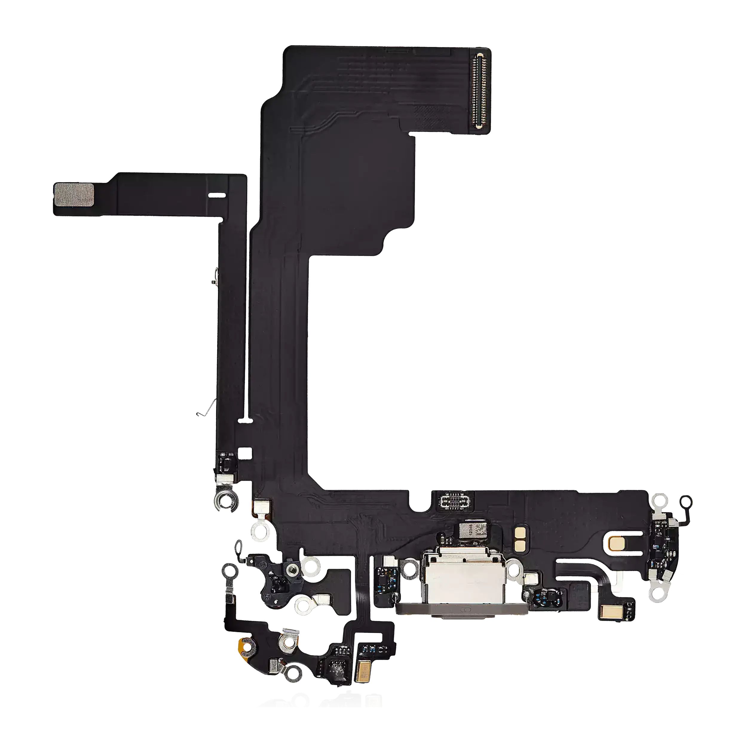 Ladebuchse-Flexkabel für iPhone 15 Pro (Aftermarket Plus) (Natural Titanium)