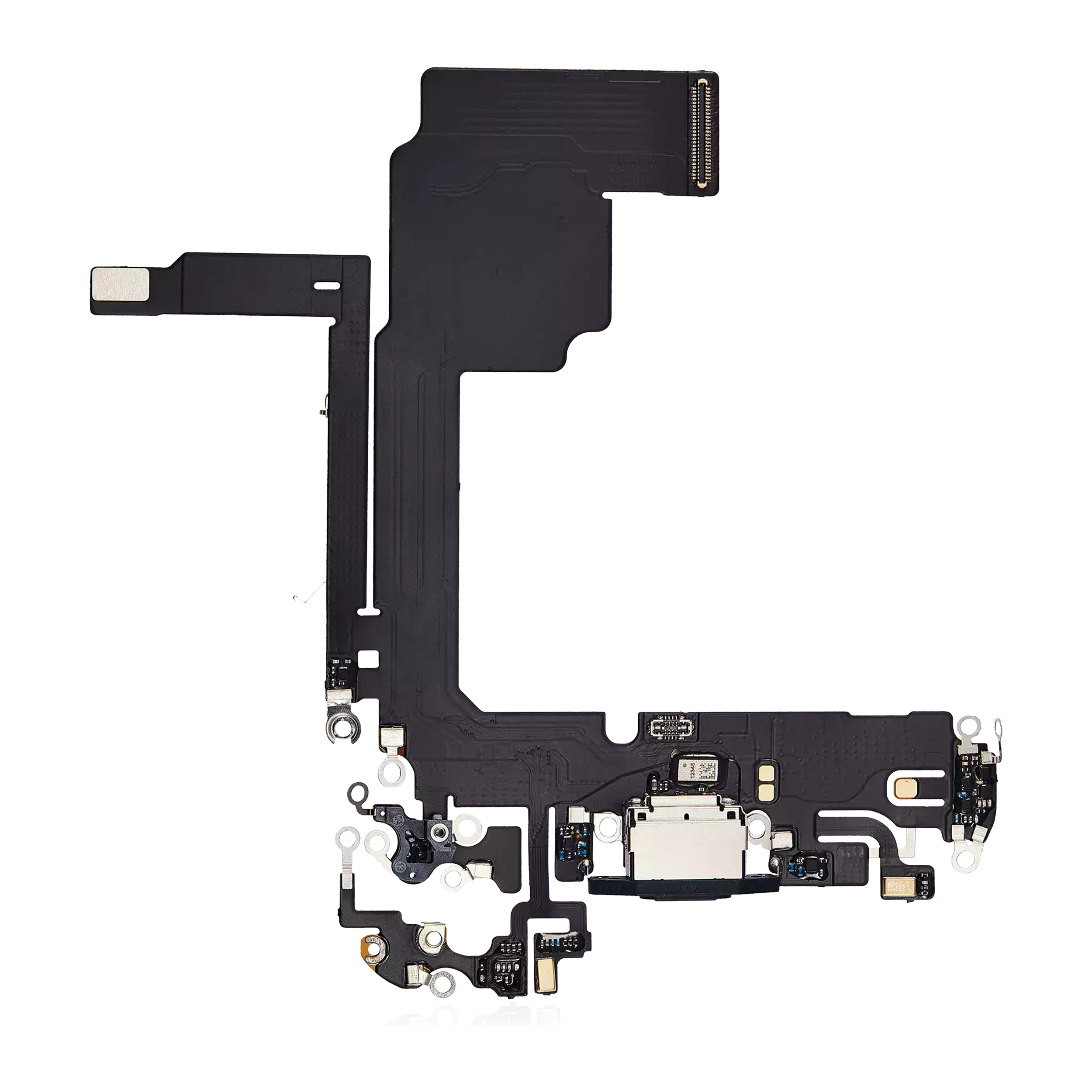 Ladebuchse-Flexkabel für iPhone 15 Pro (Aftermarket Plus) (Blau Titanium)