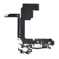 Ladebuchse-Flexkabel für iPhone 15 Pro (Aftermarket Plus) (Schwarz Titanium)