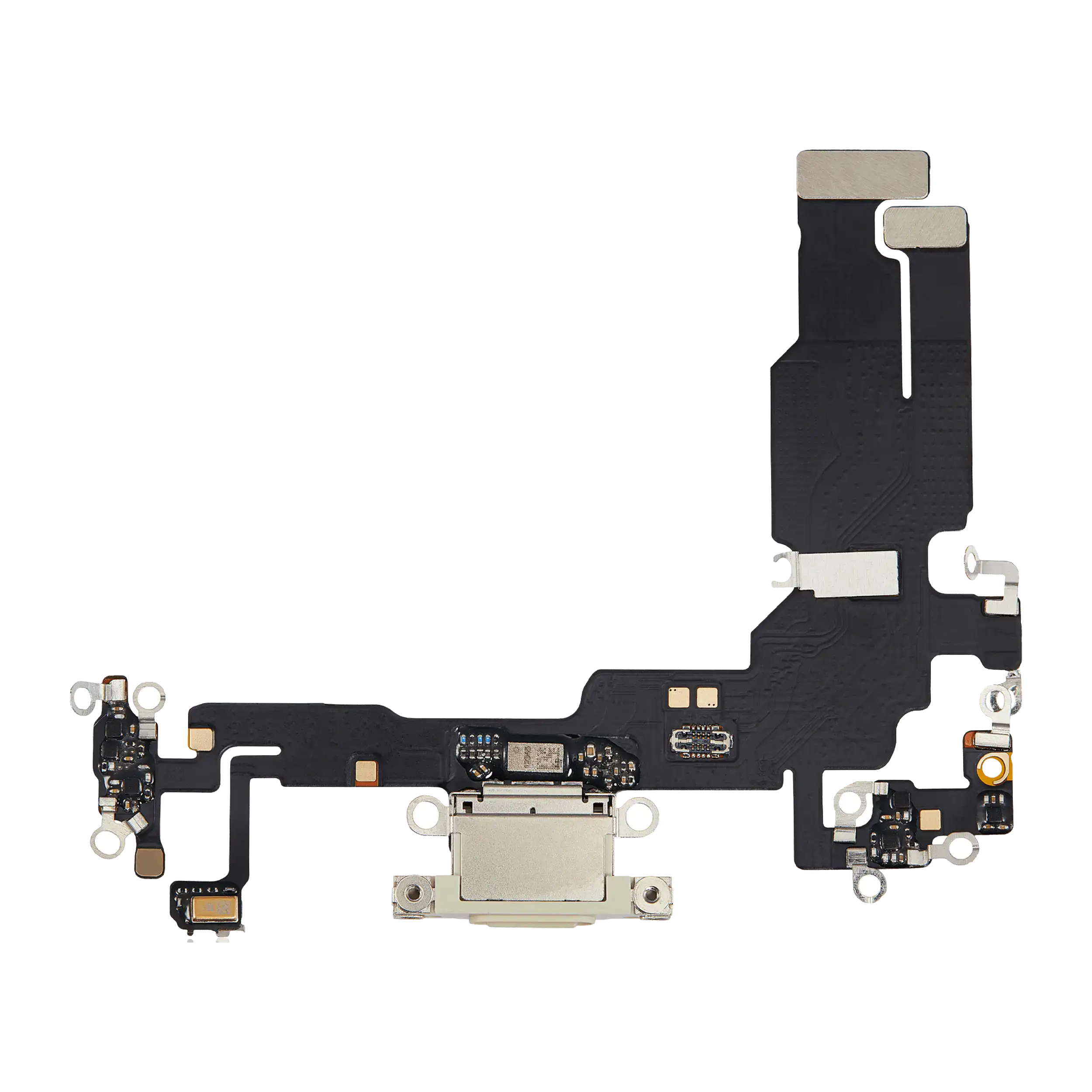 Ladebuchse-Flexkabel für iPhone 15 (Aftermarket Plus) (Gelb)