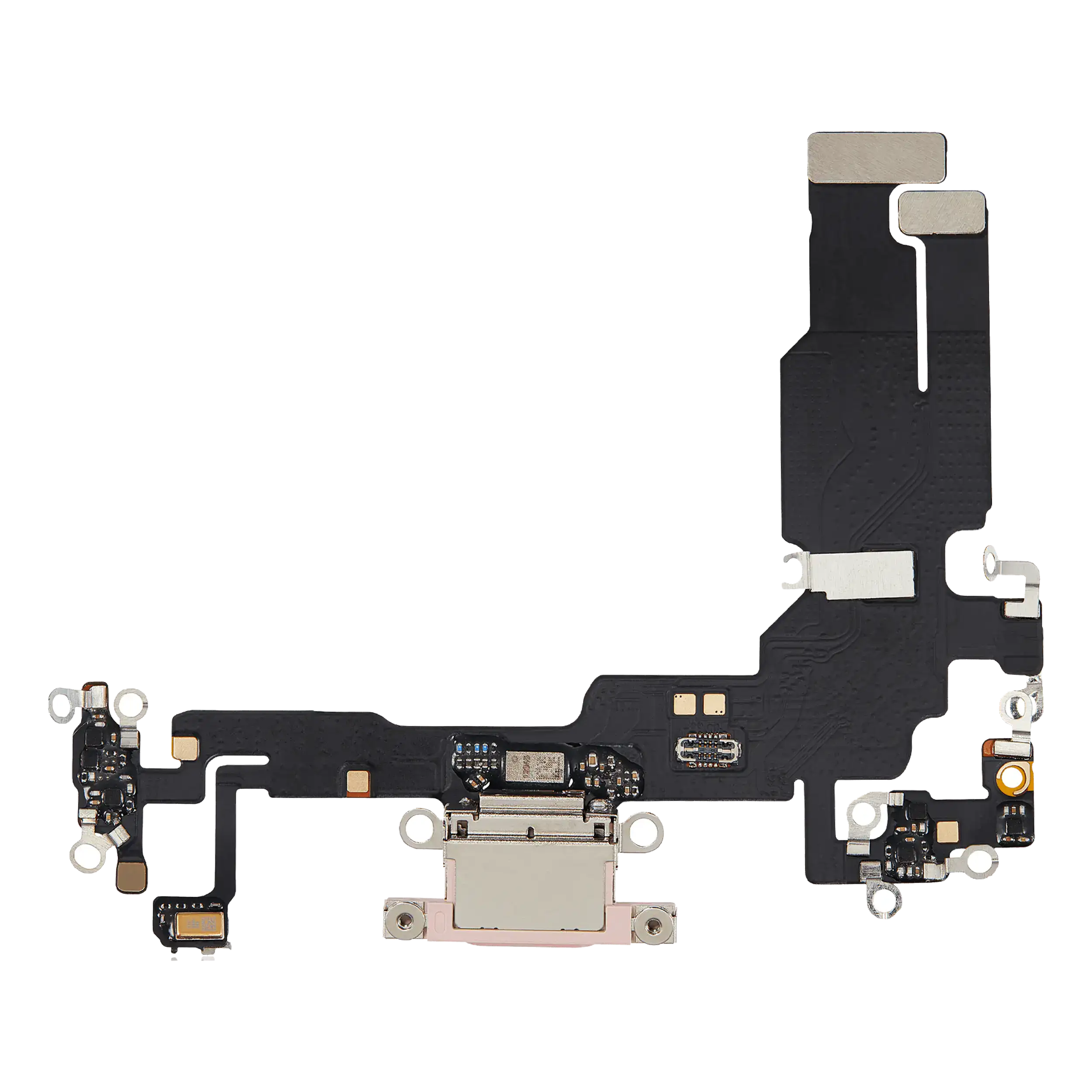 Ladebuchse-Flexkabel für iPhone 15 (Aftermarket Plus) (Pink)