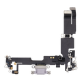 Charging Port Flex Cable for iPhone 14 Plus (Used OEM Pull) (Purple)