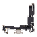 Charging Port Flex Cable for iPhone 14 Plus (Used OEM Pull) (Starlight)