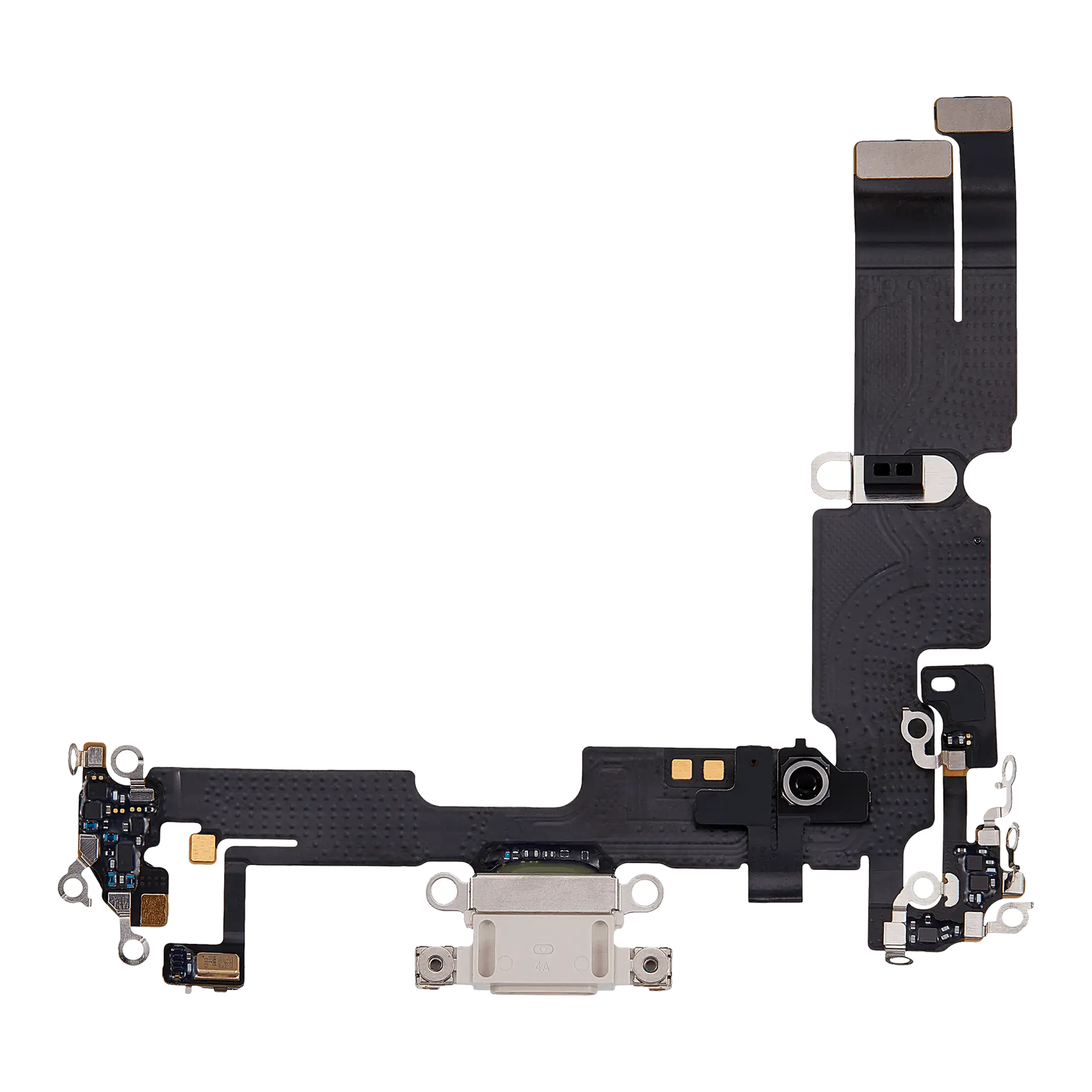 Ladebuchse-Flexkabel für iPhone 14 Plus (gebrauchter OEM-Ausbau) (Starlight)