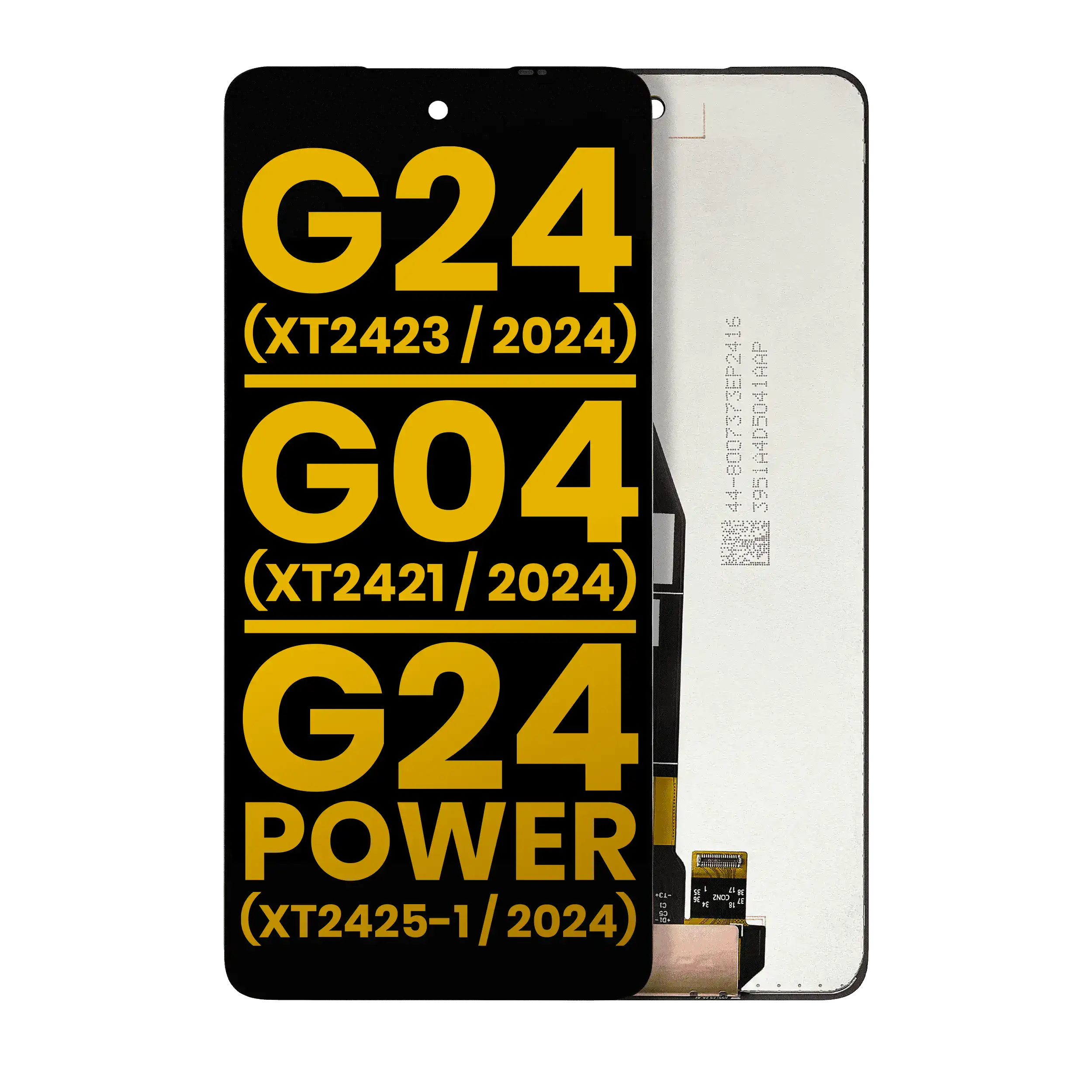 LCD-Display ohne Rahmen für Moto G24/G04/G24 Power (Generalüberholt)