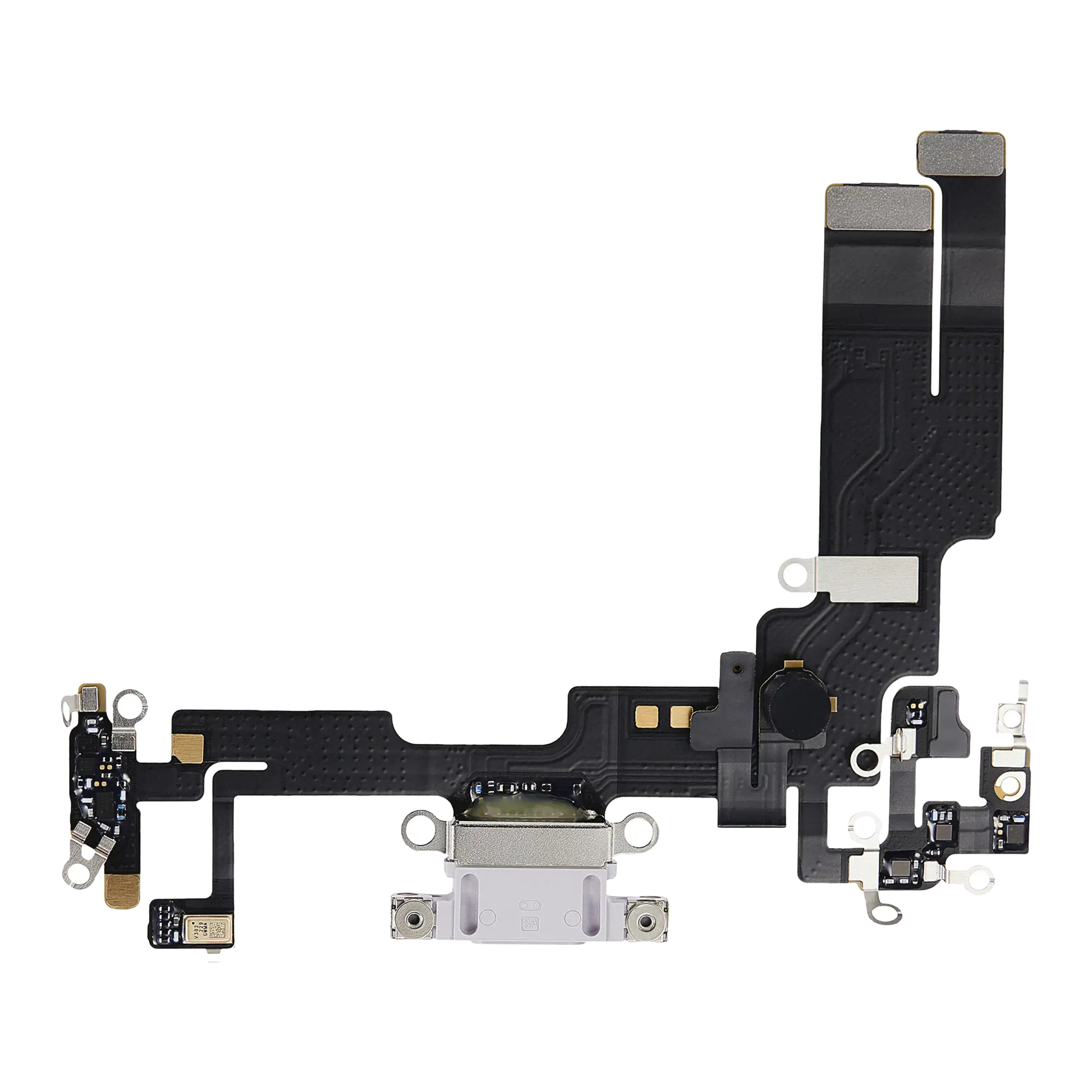 Charging Port Flex Cable for iPhone 14 (Used OEM Pull, Purple)