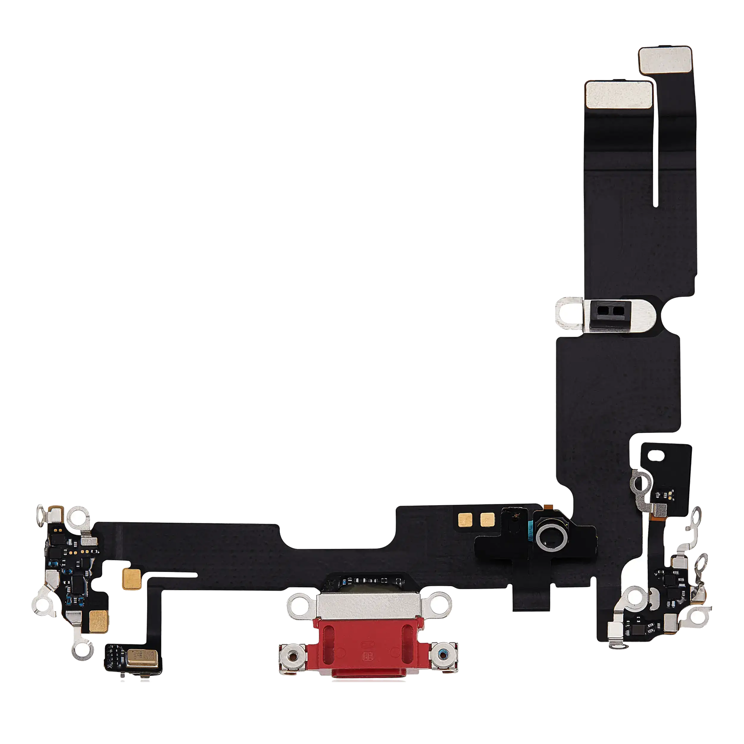 Flex Cable for Charging Port for iPhone 14 Plus (Used OEM Pull) (Red)