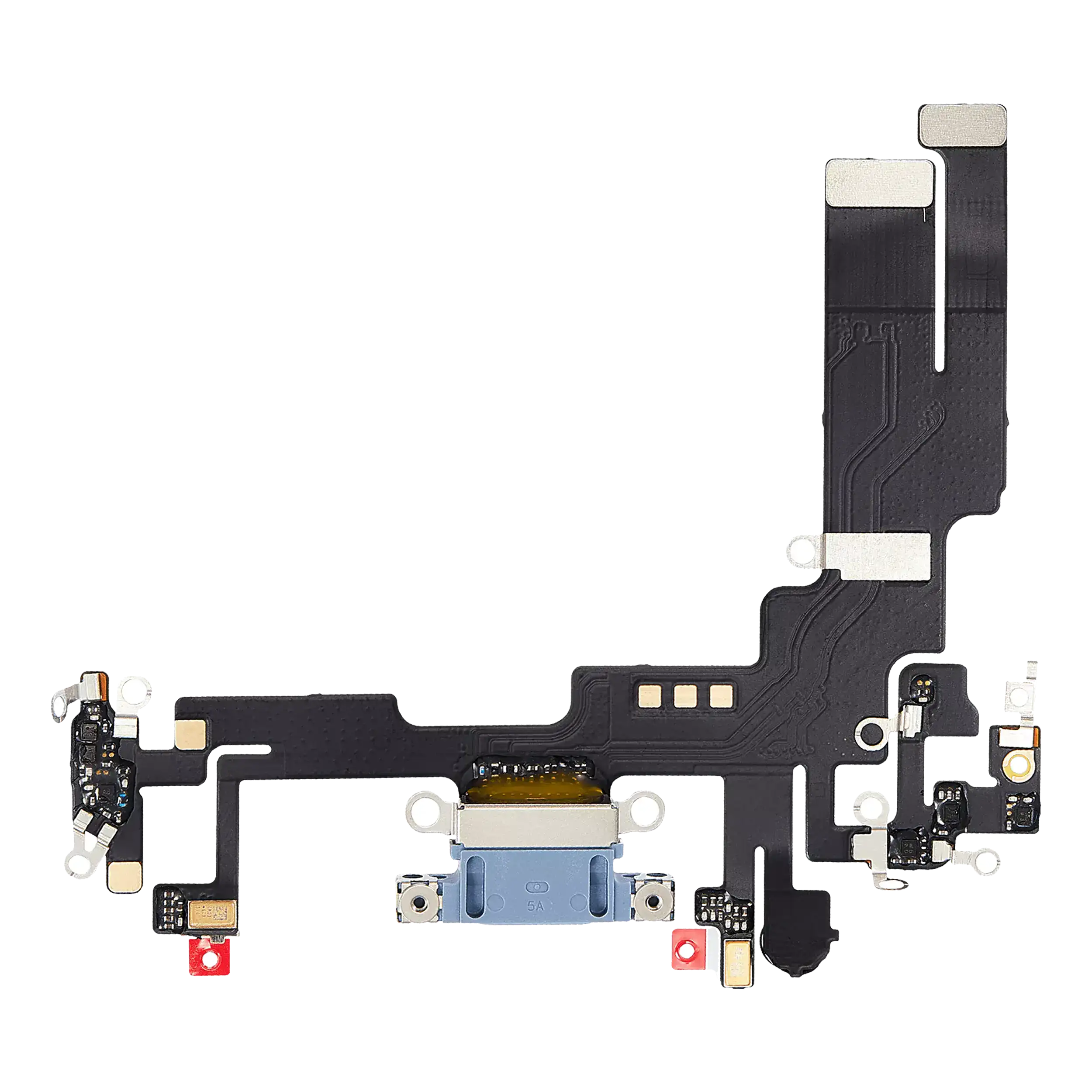 Charging Port Flex Cable for iPhone 14 (Used, OEM Pull, Blue)