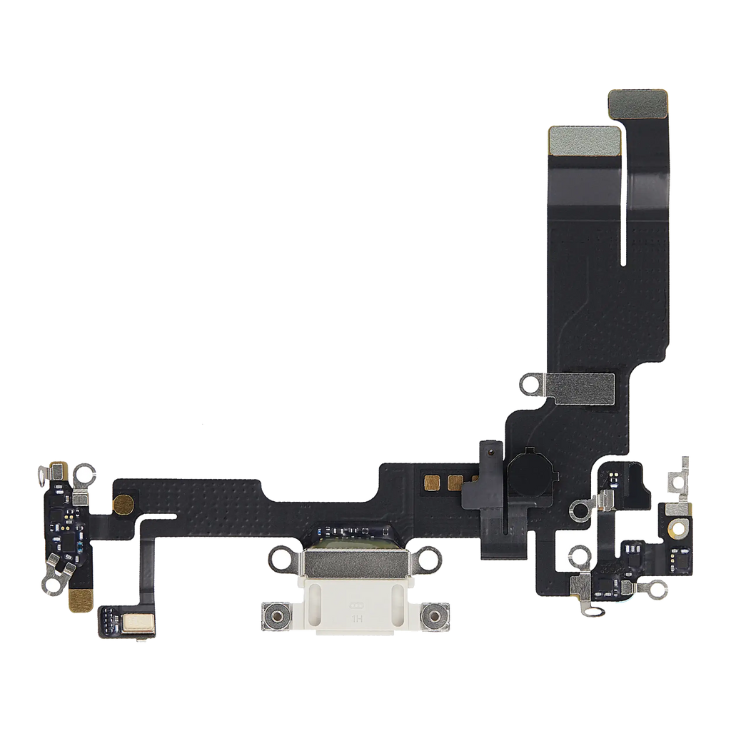 Ladebuchse-Flexkabel für iPhone 14 (gebrauchter OEM-Ausbau) (Starlight)