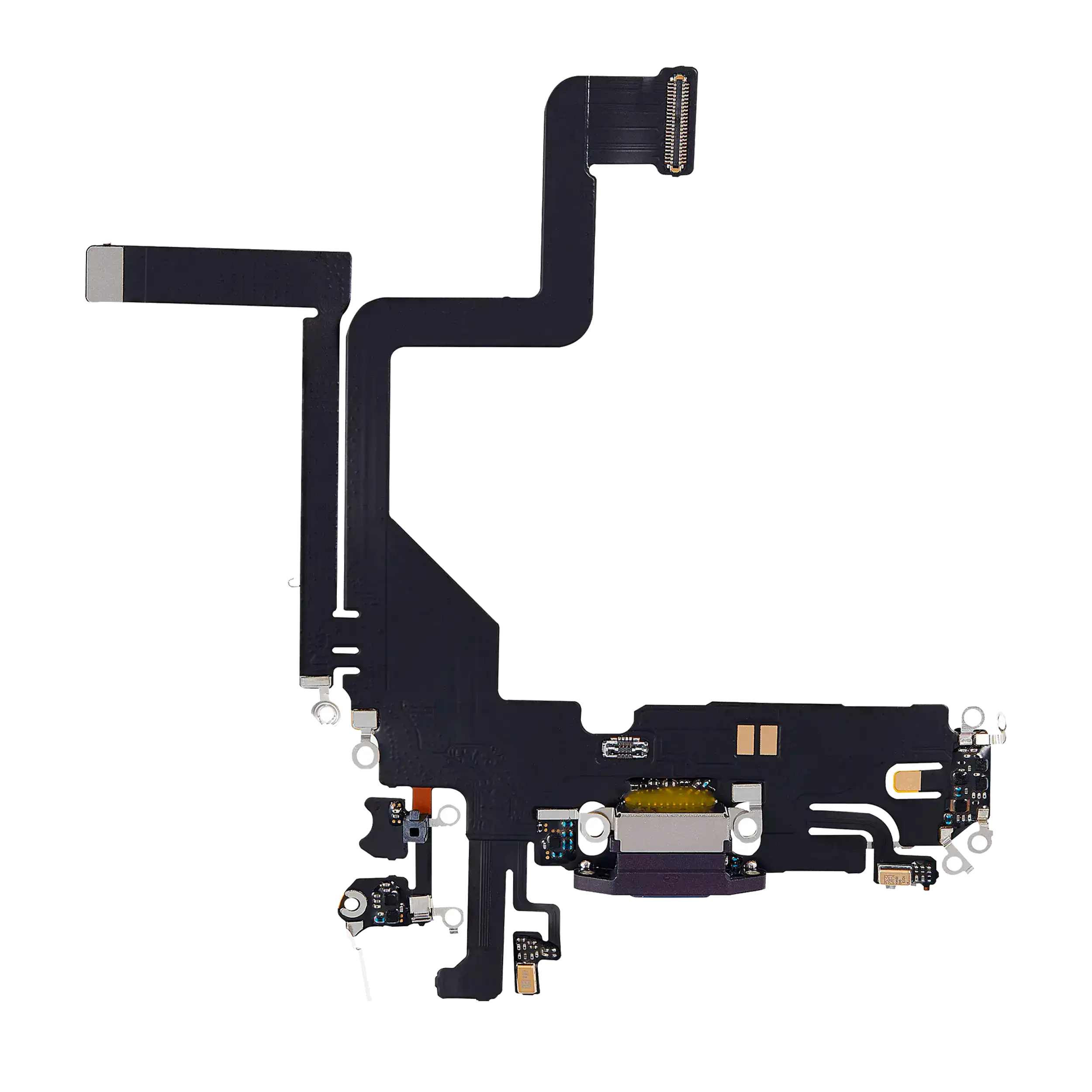 Charging Port Flex Cable for iPhone 14 Pro (Aftermarket Plus) (Deep Purple)