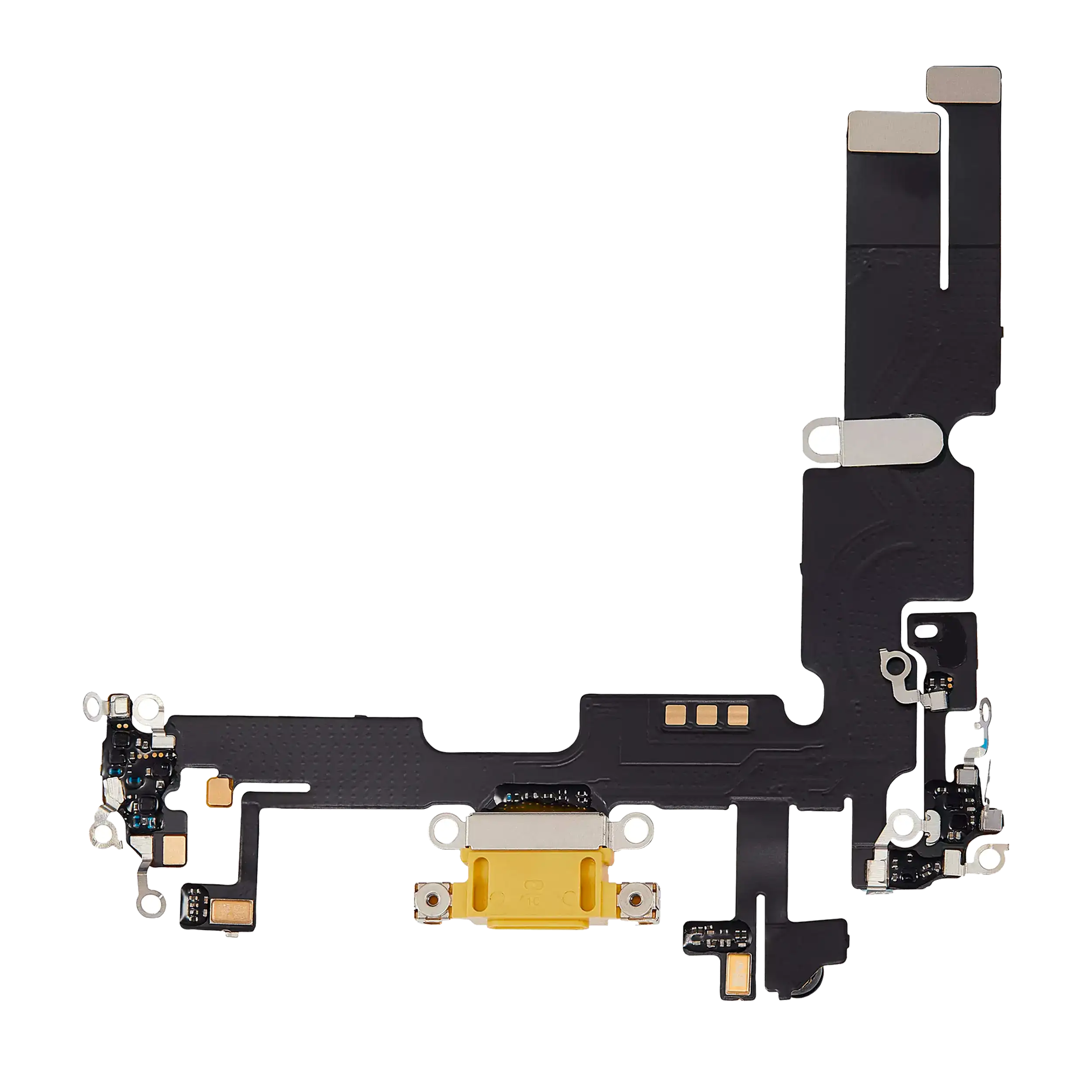 Charging Port Flex Cable for iPhone 14 Plus (Aftermarket Plus) (Yellow)