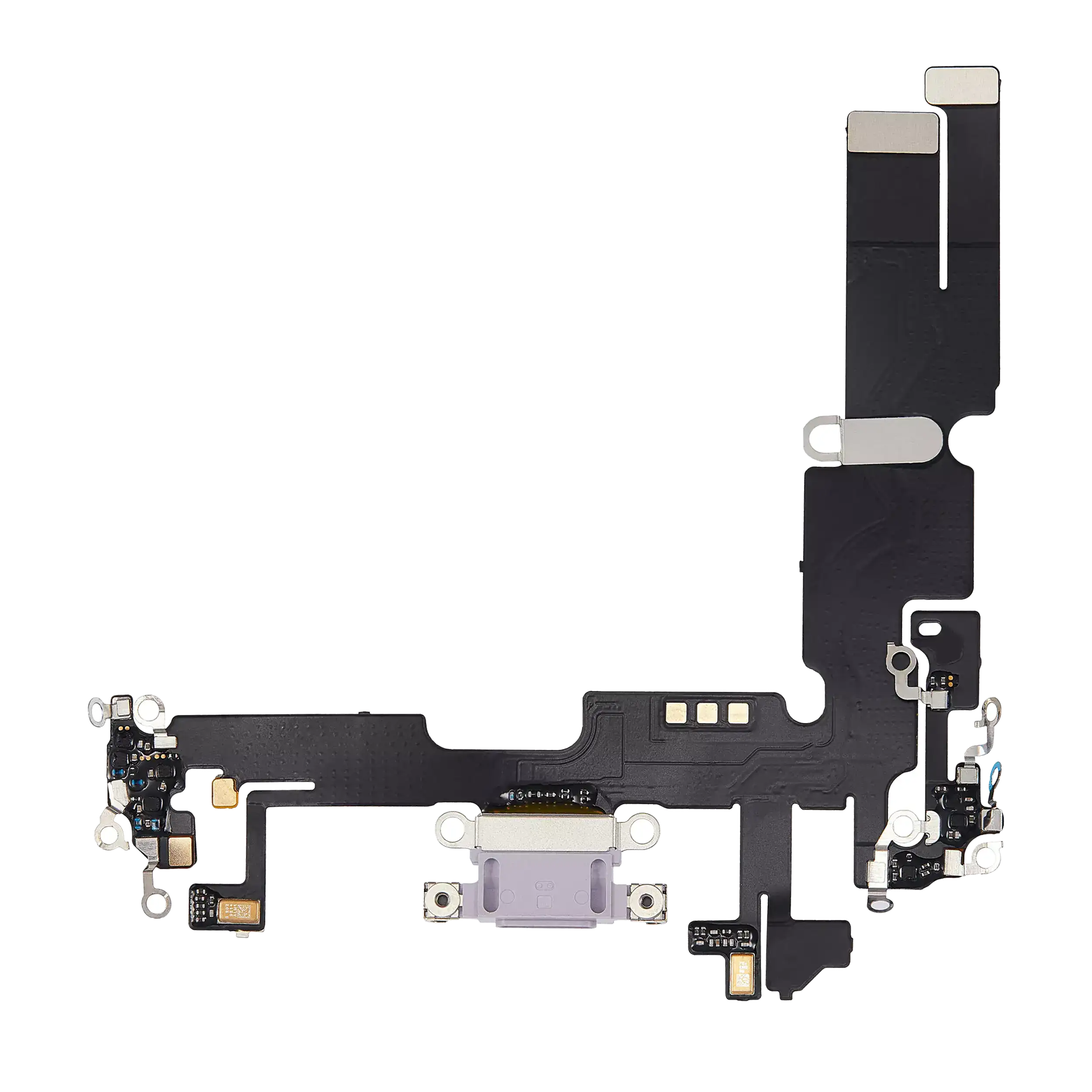 Charging Port Flex Cable for iPhone 14 Plus (Aftermarket Plus) (Purple)