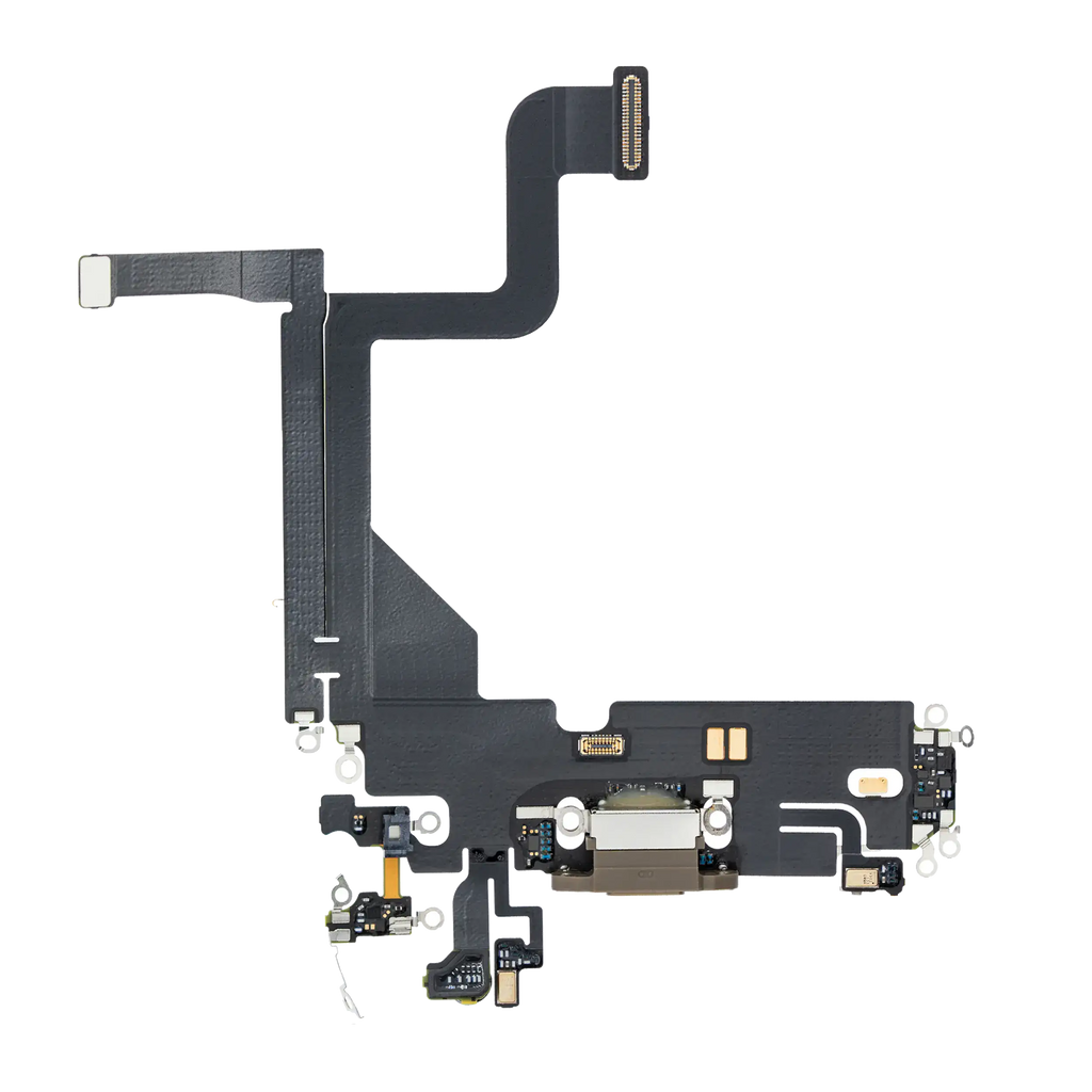 Charging Port Flex Cable for iPhone 13 Pro (Premium) (Gold)