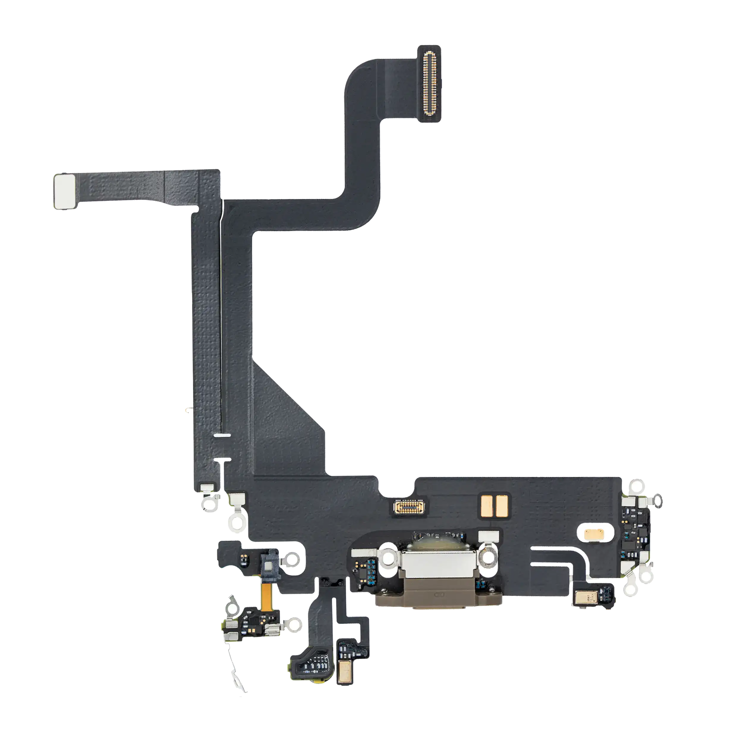 Charging Port Flex Cable for iPhone 13 Pro (Premium) (Gold)