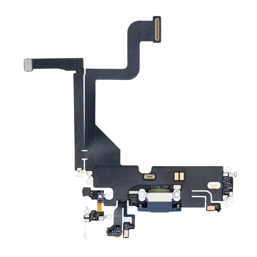 Charging Port Flex Cable for iPhone 13 Pro (Premium) (Sierra Blue)