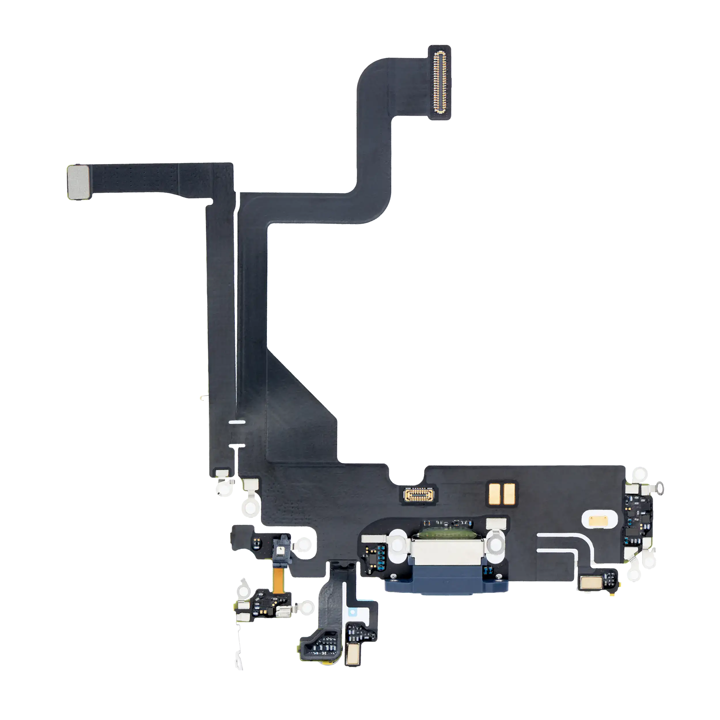 Charging Port Flex Cable for iPhone 13 Pro (Premium) (Sierra Blue)