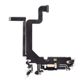 Ladebuchse-Flexkabel für iPhone 14 Pro Max (Aftermarket Plus) (Space Schwarz)