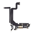 Charging Port Flex Cable for iPhone 14 Pro Max (Aftermarket Plus) (Gold)