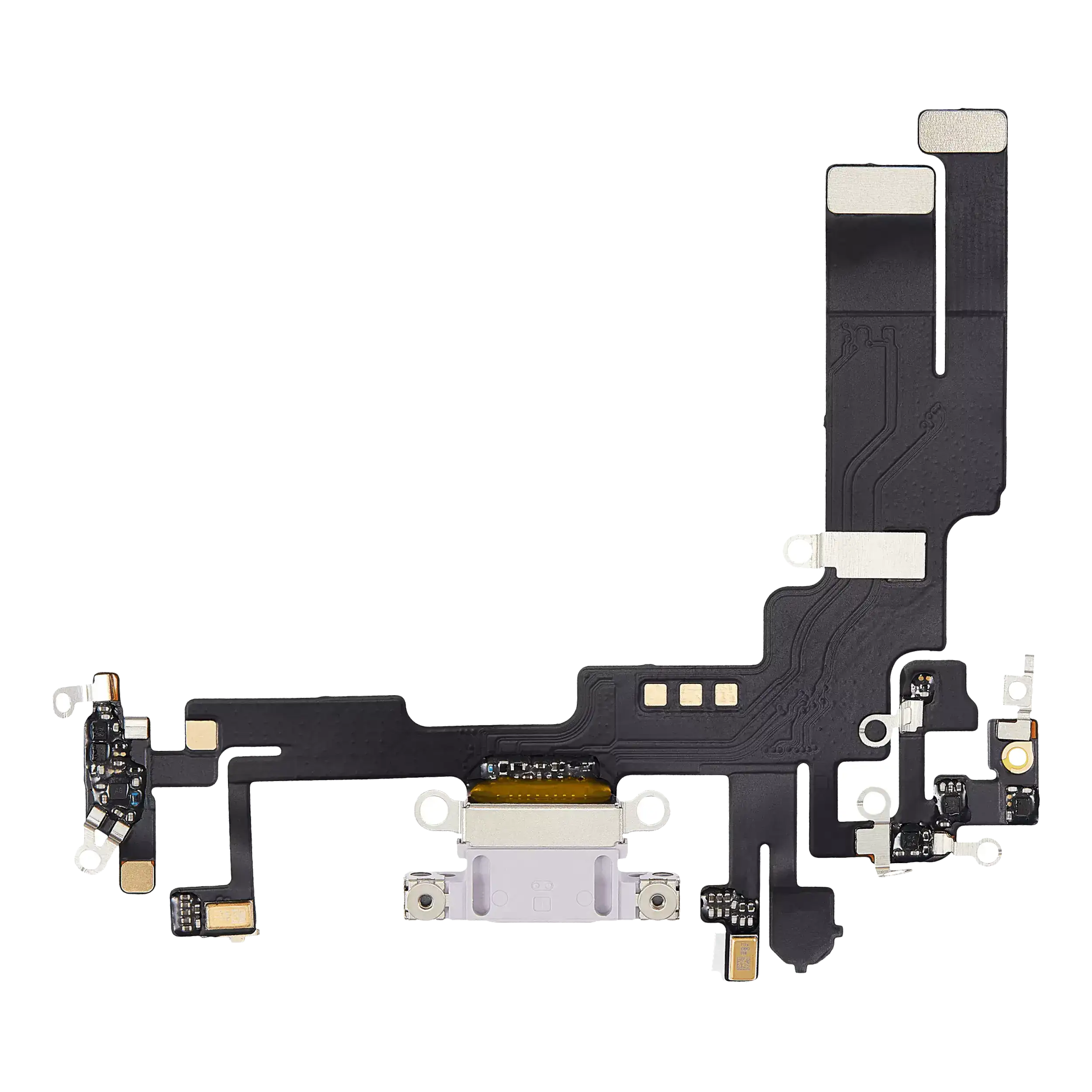 Ladebuchse-Flexkabel für iPhone 14 (Aftermarket Plus) (Lila)