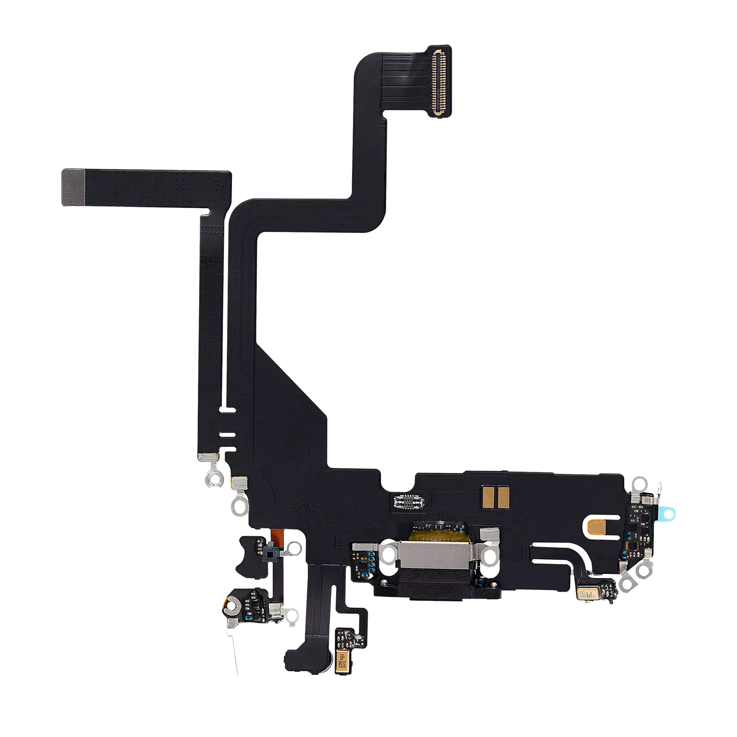Charging Port Flex Cable for iPhone 14 Pro (Aftermarket Plus) (Space Black)