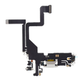 Ladebuchse-Flexkabel für iPhone 14 Pro (Aftermarket Plus) (Silber)