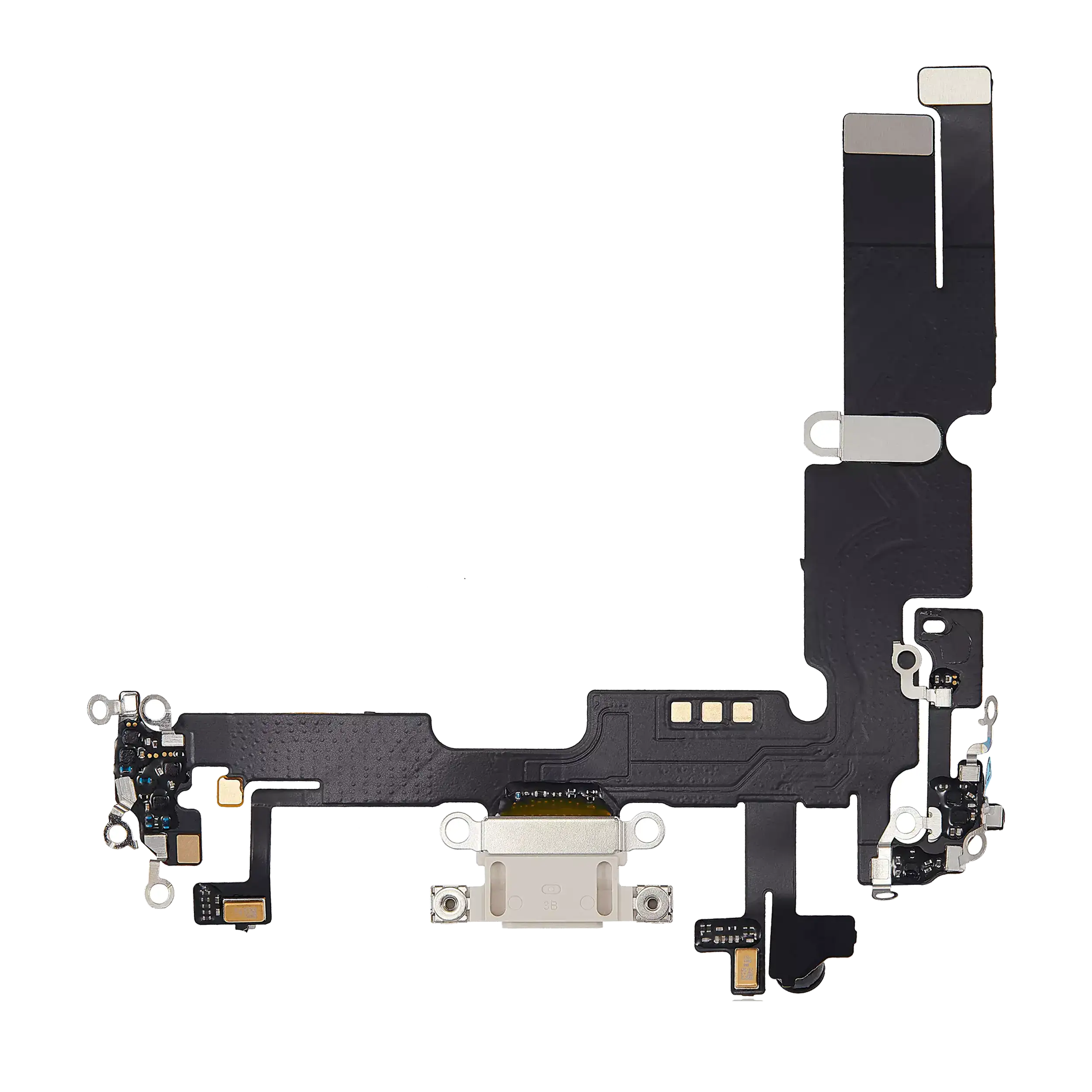 Charging Port Flex Cable for iPhone 14 Plus (Aftermarket Plus) (Starlight)