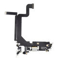 Charging Port Flex Cable for iPhone 14 Pro Max (Aftermarket Plus) (Silver)