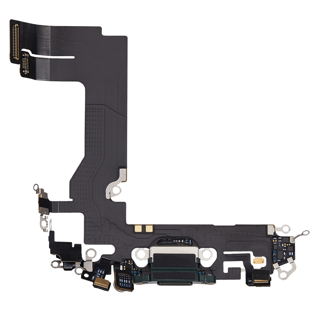 Ladebuchse-Flexkabel für iPhone 13 Mini (gebrauchter OEM-Ausbau) (Grün)