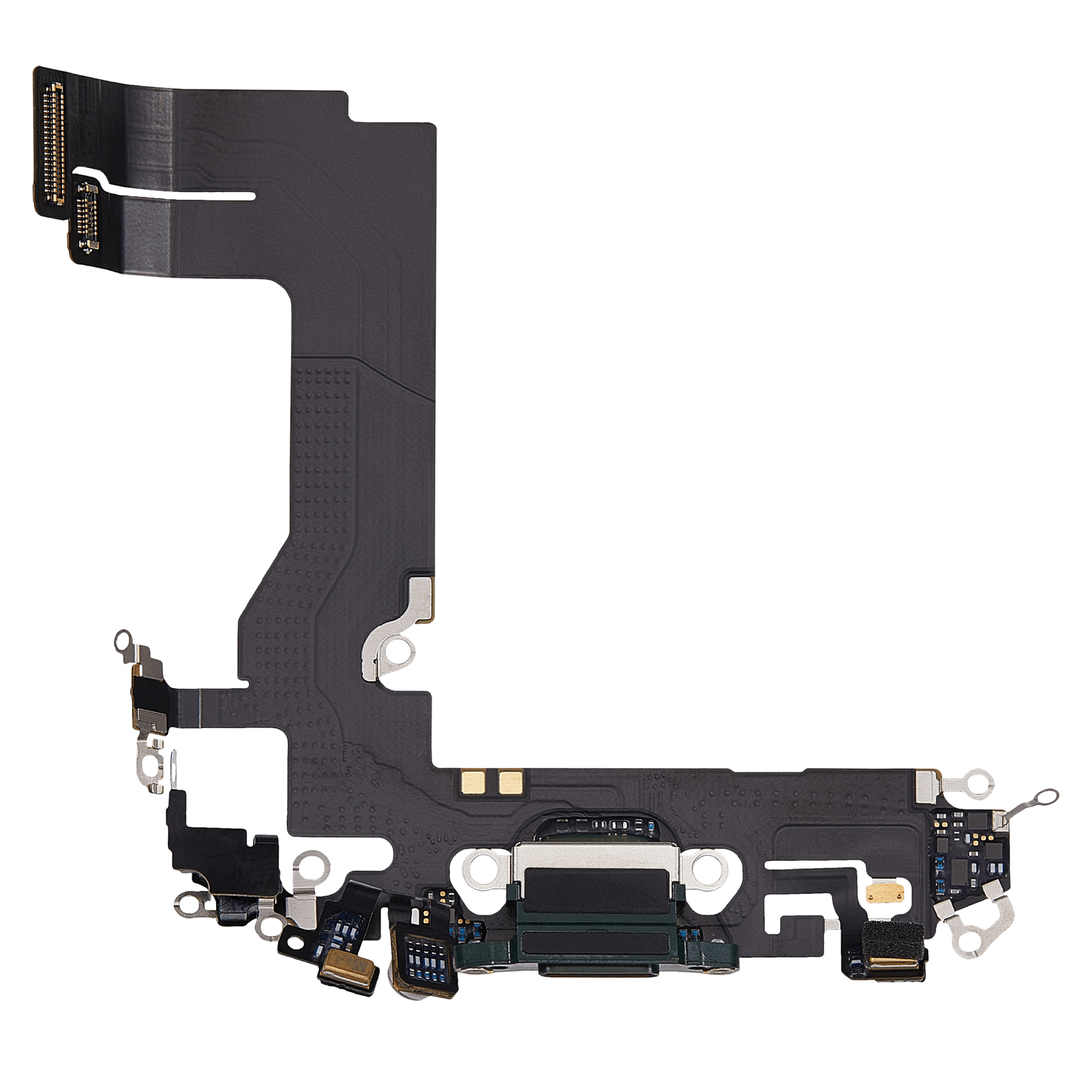 Ladebuchse-Flexkabel für iPhone 13 Mini (gebrauchter OEM-Ausbau) (Grün)
