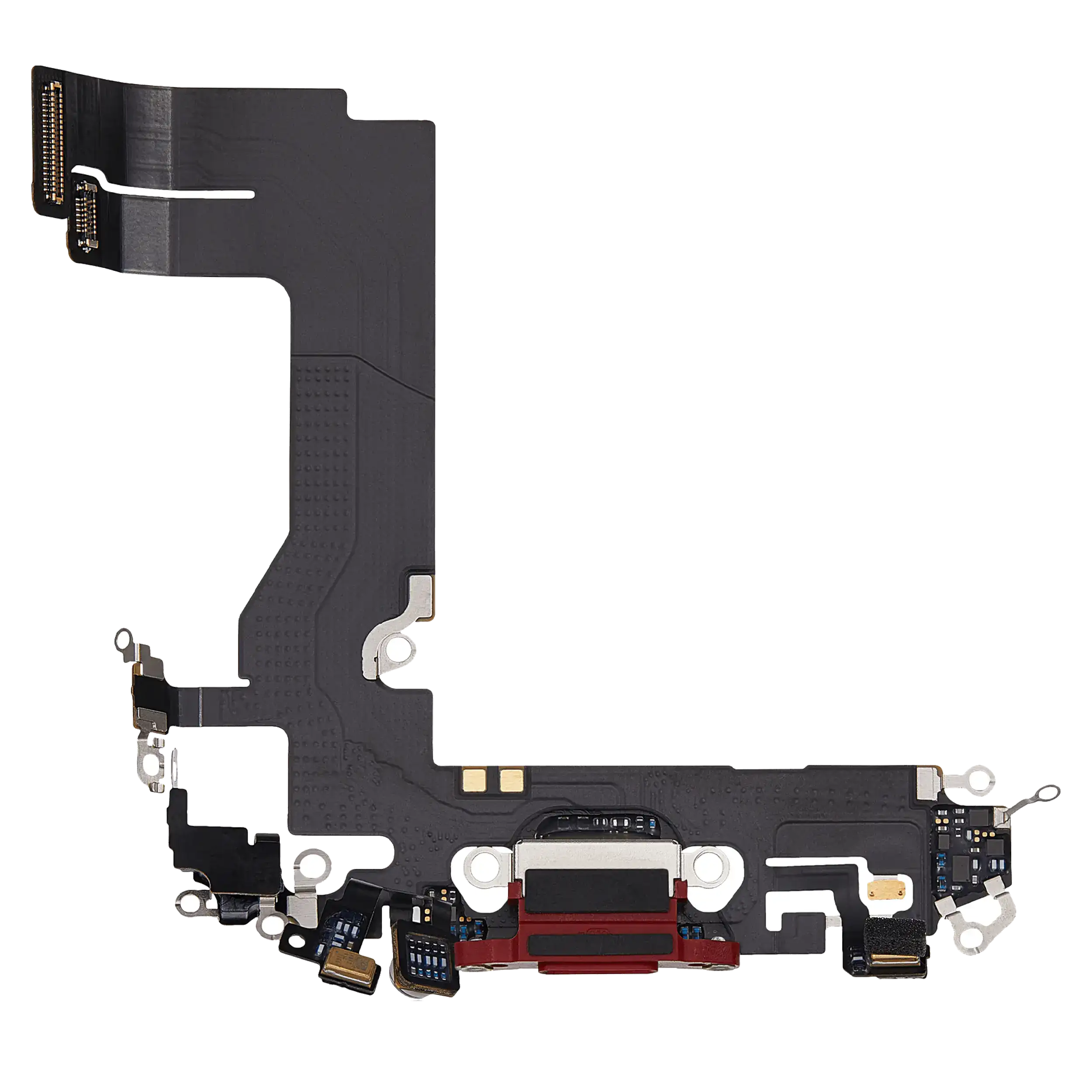 Charging Port Flex Cable for iPhone 13 Mini (Used OEM Part) (Red)