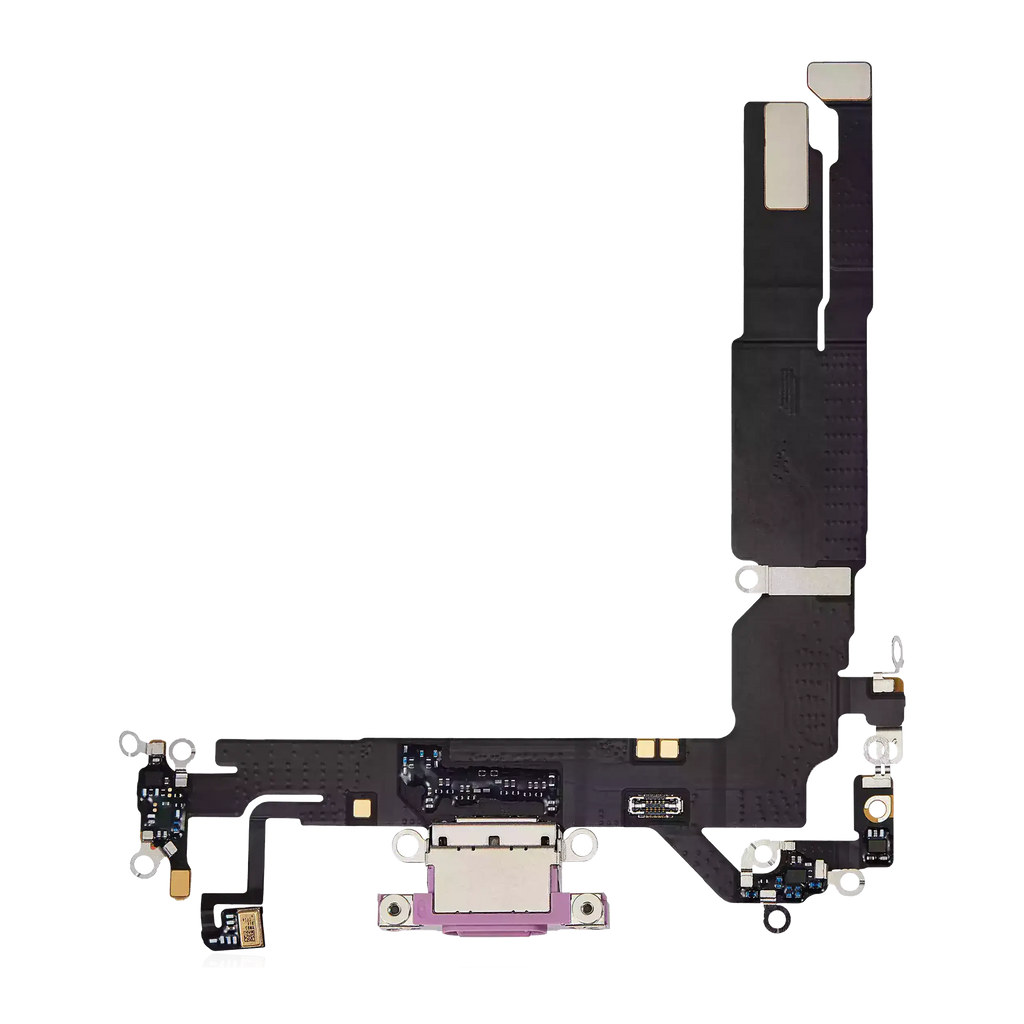 Ladebuchse-Flexkabel für iPhone 16 (Premium) (Pink)