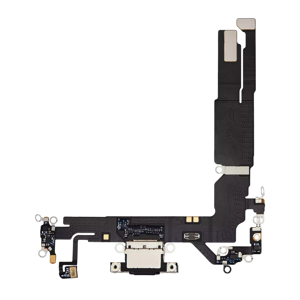 Charging Port Flex Cable for iPhone 16 (Premium) (Black)