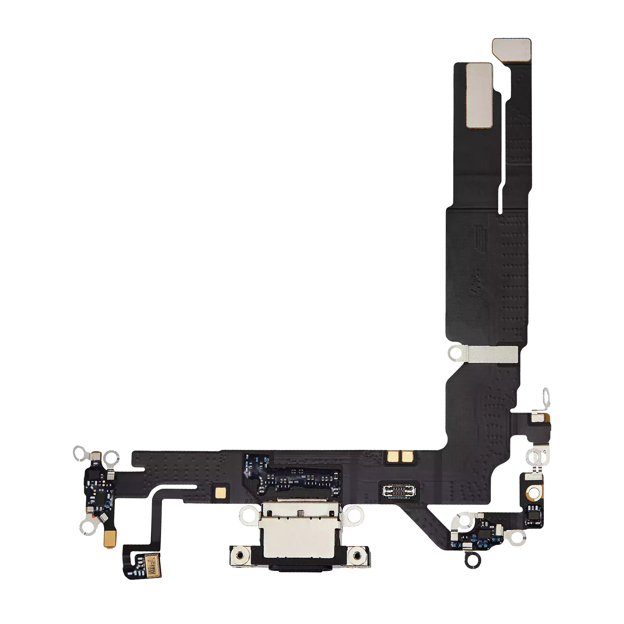 Charging Port Flex Cable for iPhone 16 (Premium) (Black)