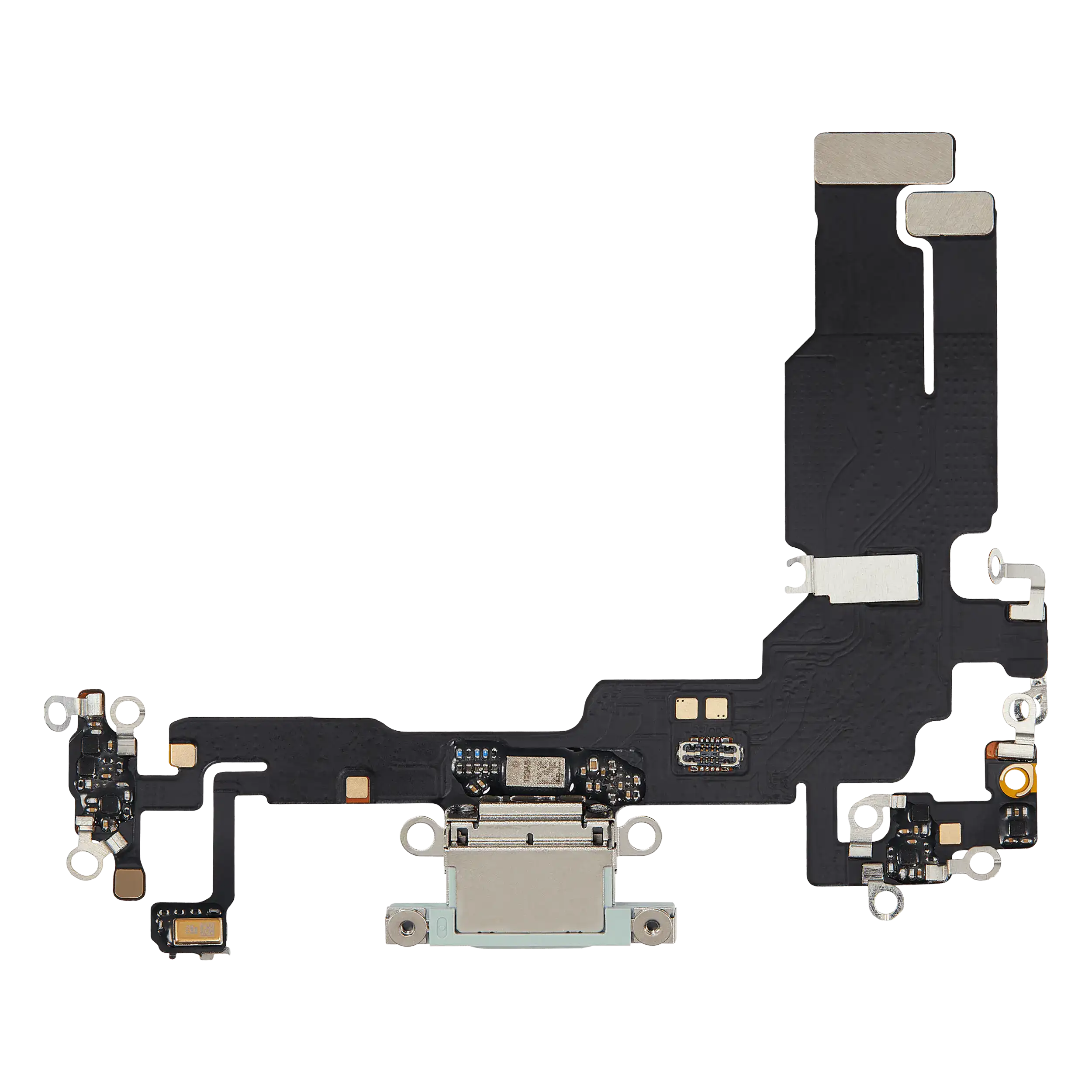 Ladebuchse-Flexkabel für iPhone 15 (Aftermarket Plus) (Grün)